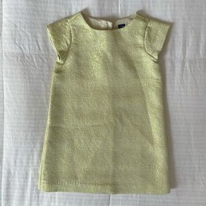GAP Green and Silver Toddler Dress